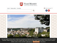 Tablet Screenshot of mestovm.cz